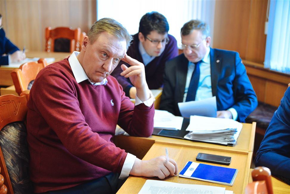 В Белорусском государственном технологическом университете прошло заседание ректората