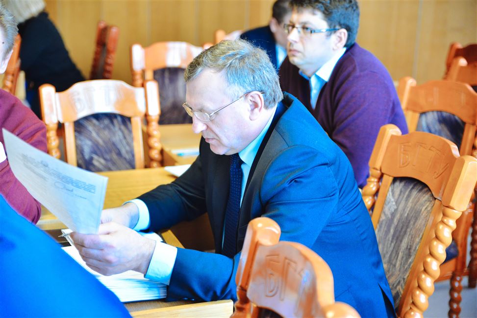 В Белорусском государственном технологическом университете прошло заседание ректората