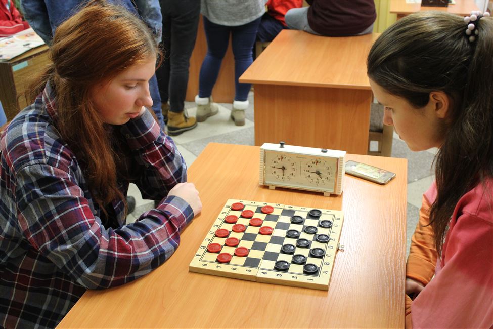 Соревнования по шашкам среди общежитий
