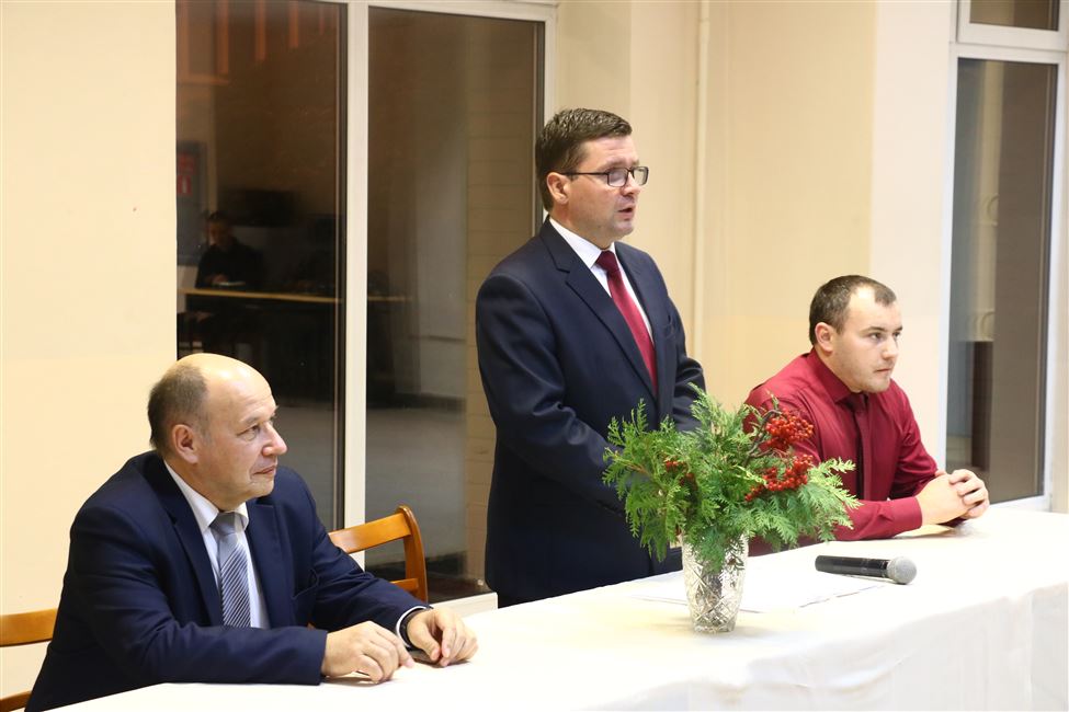 Встреча Заместителя главы администрации Ленинского района г.Минска Виктора Довнара со студентами